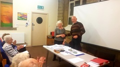 Handover of Presidents Derek to Susan at the AGM