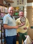 Jane Nanson receiving winners shield